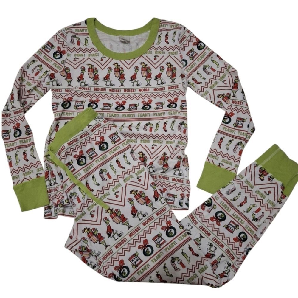 Hanna Andersson The Grinch Christmas PJs Set Size M